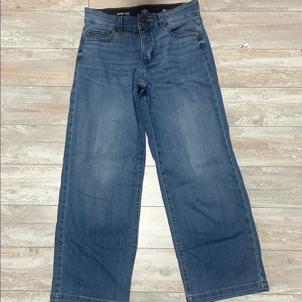 St. John’s Bay Wide Leg Jeans size 2P